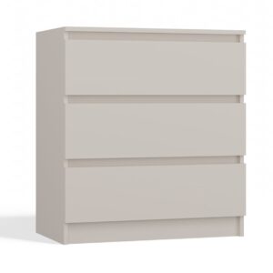 KOMODA SZAFKA 3 SZUFLADY MALWA M3 KASZMIR BEŻ DO DOMU DO BIURA