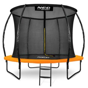 TRAMPOLINA OGRODOWA 312cm 10ft Z SIATKĄ WEWNĘTRZNĄ I METALOWĄ DRABINKĄ NEOSPORT