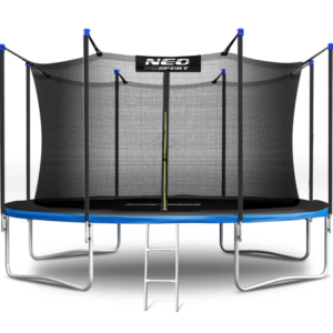 TRAMPOLINA OGRODOWA 12ft/374cm Z SIATKĄ WEWNĘTRZNĄ I DRABINKĄ NEO-SPORT