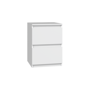 SZAFKA NOCNA MALWA M2 BIAŁA KOMODA 2 SZUFLADY STOLIK NOCNY