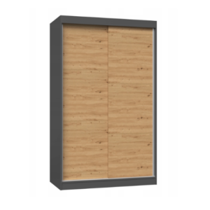 IGA 120CM DRZWI PRZESUWNE ANTRACYT DĄB ARTISAN